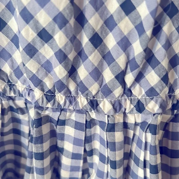 Merona Blue and White Pleated Sundress - Picture 2 of 4